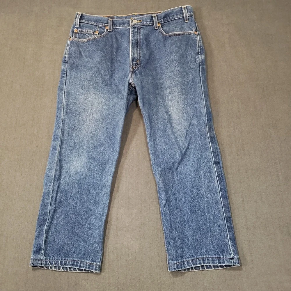 Levis 505 Jeans Mens Size 36x23 Hemmed Red Tab‎ Short